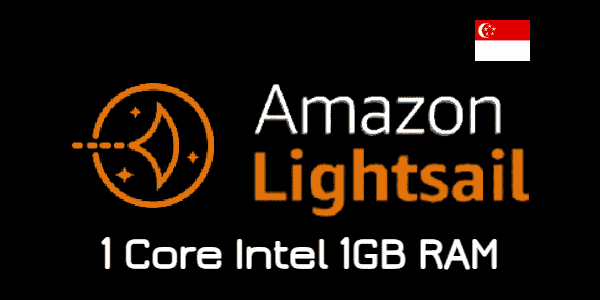Benchmark VPS Amazon Lightsail 1 Core Intel 1GB RAM Harga 5 USD (2023)