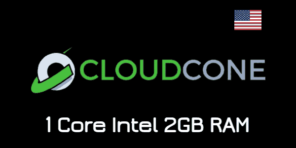 Benchmark VPS CloudCone 1 Core Intel 2GB RAM Harga 7.3 USD (2023)
