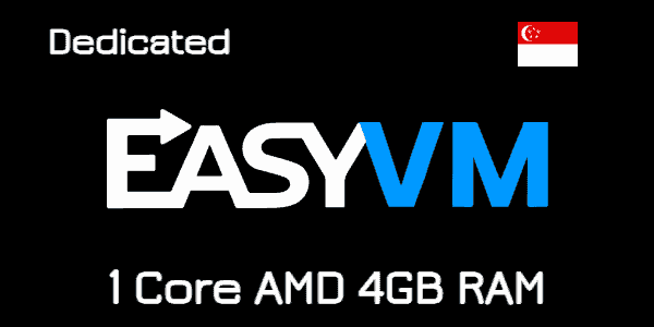 Benchmark VPS EasyVM 1 Core AMD 4GB RAM Harga 14.99 USD (2023)