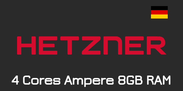 Benchmark VPS Hetzner 4 Cores Ampere 8GB RAM Harga 6.49 EURO (2023)