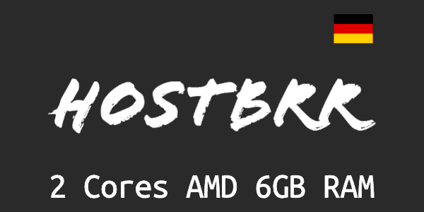 Benchmark VPS HostBrr 2 Cores AMD 6GB RAM - DE - 4.5 EUR (2024)