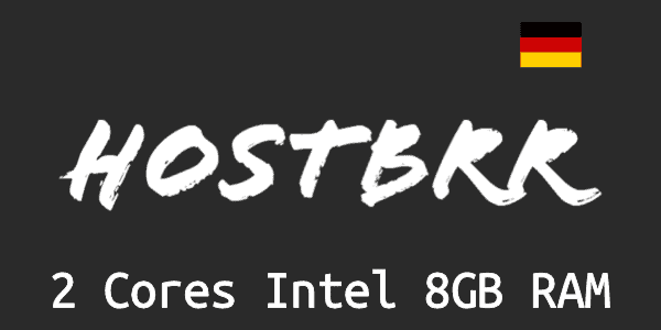Benchmark VPS HostBrr 2 Cores Intel 8GB RAM - DE - 6.5 EUR (2023)