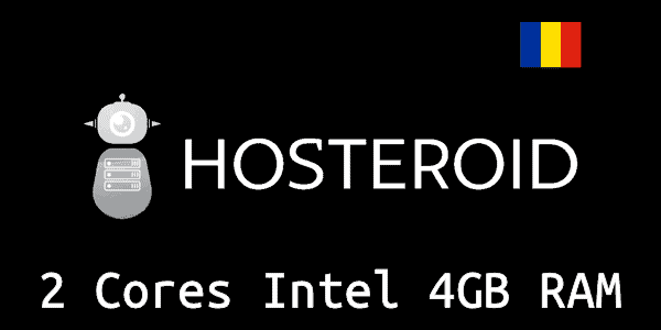 Benchmark VPS Hosteroid 2 Cores Intel 4GB RAM - RO - 8 EUR (2023)