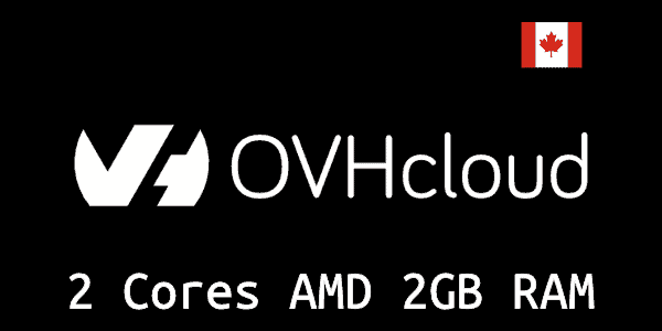 Benchmark VPS OVHCloud 2 Cores AMD 2GB RAM - CA - 5.5 USD v2 (2023)