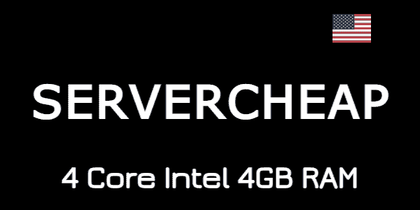 Benchmark VPS ServerCheap 4 Core Intel 4 GB RAM Harga 6 USD (2023)
