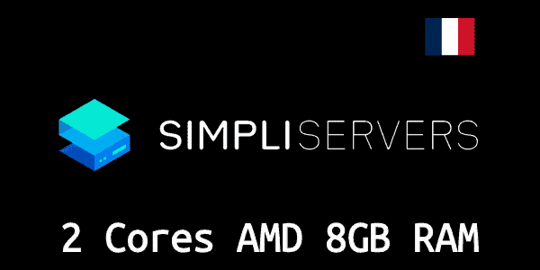 Benchmark VPS SimpliServers 2 Cores AMD 8GB RAM - FR - 29.99 EUR (2023)