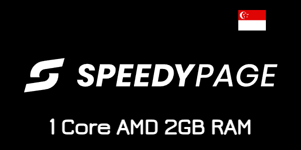 Benchmark VPS SpeedyPage 1 Core AMD 2GB RAM Harga 5.99 USD (2023)