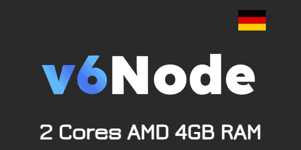 Benchmark VPS v6Node 2 Cores AMD 4GB RAM Harga 5.79 EURO (2023)