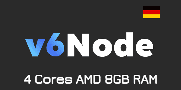 Benchmark VPS v6Node 4 Cores AMD 8GB RAM Harga 8.79 EURO (2023)